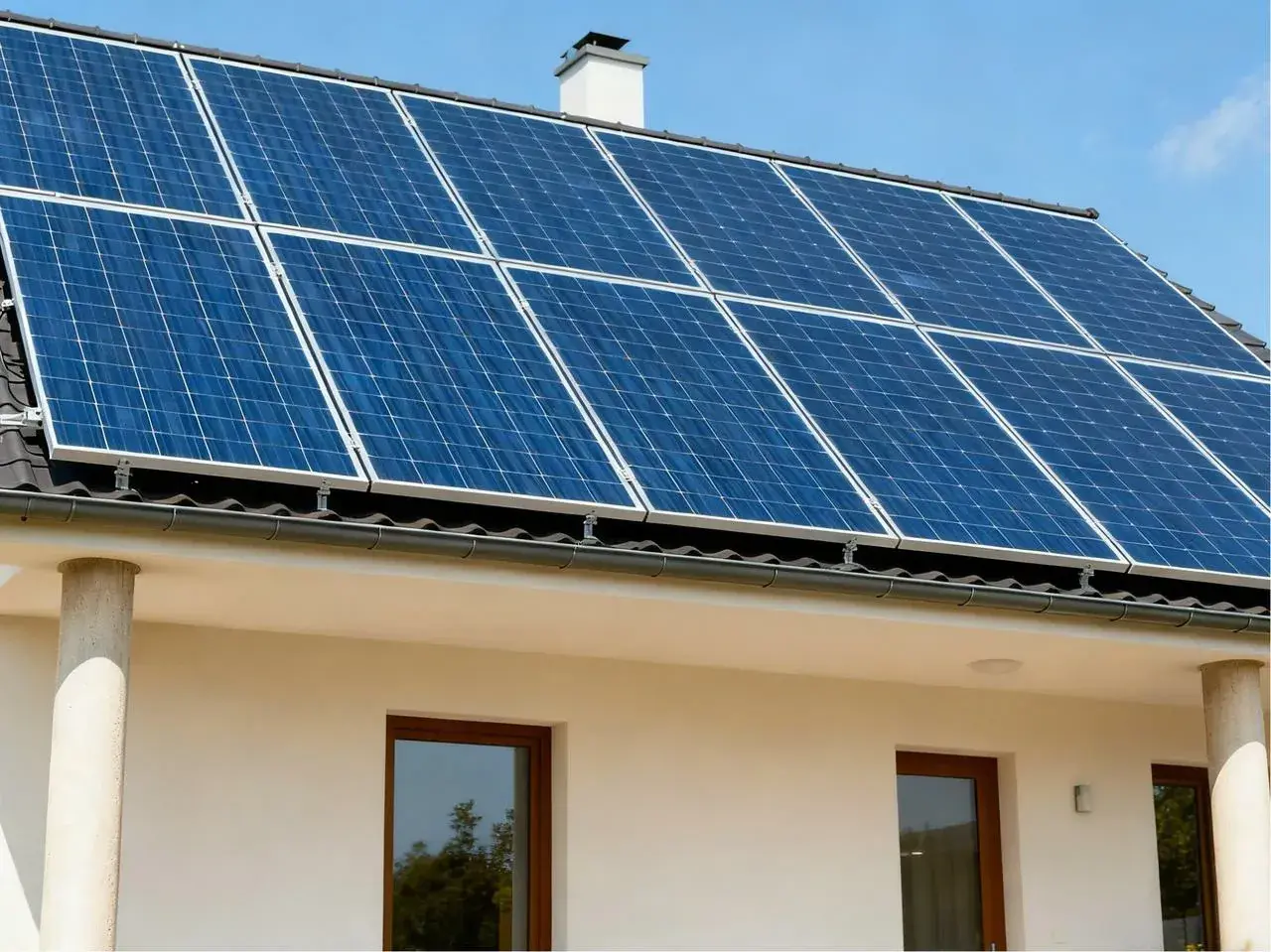Panele fotowoltaiczne na dachu domu. Czy fotowoltaika się opłaca? Inwestycja w zieloną energię to krok w stronę niezależności i oszczędności.